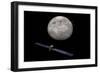 Artist's Concept of Dawn Spacecraft Approaching the Dwarf Planet Ceres-Stocktrek Images-Framed Art Print