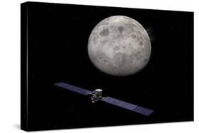 Artist's Concept of Dawn Spacecraft Approaching the Dwarf Planet Ceres-Stocktrek Images-Stretched Canvas