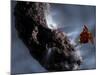 Artist's Concept of Deep Impact's Encounter with Comet Tempel 1-Stocktrek Images-Mounted Photographic Print