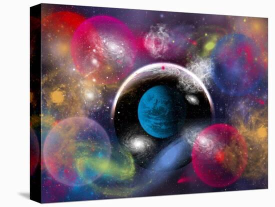 Artist's Concept of Dimensional Doorways Within the Universe-Stocktrek Images-Stretched Canvas