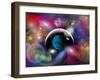 Artist's Concept of Dimensional Doorways Within the Universe-Stocktrek Images-Framed Photographic Print