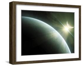 Artist's Concept of Epsilon Eridani, a Possible Habitable Planet-Stocktrek Images-Framed Photographic Print
