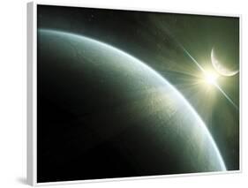 Artist's Concept of Epsilon Eridani, a Possible Habitable Planet-Stocktrek Images-Framed Photographic Print