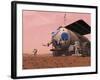 Artist's Concept of How a Martian Motorhome Might Be Realized-Stocktrek Images-Framed Photographic Print