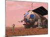 Artist's Concept of How a Martian Motorhome Might Be Realized-Stocktrek Images-Mounted Photographic Print