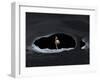 Artist's Concept of How Saturn Might Appear from Within a Hypothetical Ice Cave on Iapetus-Stocktrek Images-Framed Photographic Print