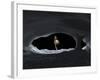 Artist's Concept of How Saturn Might Appear from Within a Hypothetical Ice Cave on Iapetus-Stocktrek Images-Framed Photographic Print