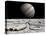 Artist's Concept of Jupiter as Seen across the Icy Surface of its Moon Europa-Stocktrek Images-Stretched Canvas