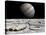 Artist's Concept of Jupiter as Seen across the Icy Surface of its Moon Europa-Stocktrek Images-Stretched Canvas