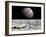 Artist's Concept of Jupiter as Seen across the Icy Surface of its Moon Europa-Stocktrek Images-Framed Photographic Print