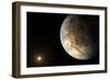 Artist's Concept of Kepler-186F Orbiting a Distant Star-null-Framed Art Print