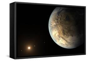 Artist's Concept of Kepler-186F Orbiting a Distant Star-null-Framed Stretched Canvas