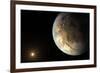 Artist's Concept of Kepler-186F Orbiting a Distant Star-null-Framed Art Print