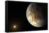 Artist's Concept of Kepler-186F Orbiting a Distant Star-null-Framed Stretched Canvas