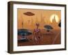 Artist's Concept of Life on Mars Long Ago-Stocktrek Images-Framed Photographic Print