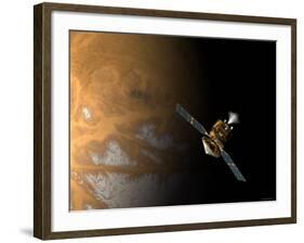 Artist's Concept of NASA's Mars Reconnaissance Orbiter-Stocktrek Images-Framed Photographic Print
