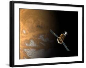 Artist's Concept of NASA's Mars Reconnaissance Orbiter-Stocktrek Images-Framed Photographic Print