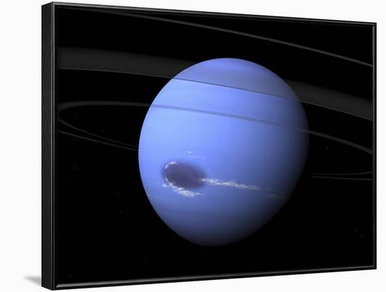 Artist's Concept of Neptune-Stocktrek Images-Framed Photographic Print