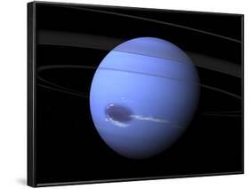 Artist's Concept of Neptune-Stocktrek Images-Framed Photographic Print