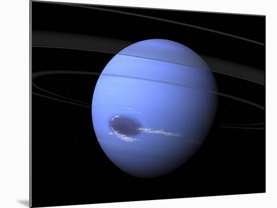 Artist's Concept of Neptune-Stocktrek Images-Mounted Photographic Print