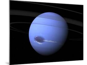 Artist's Concept of Neptune-Stocktrek Images-Mounted Photographic Print