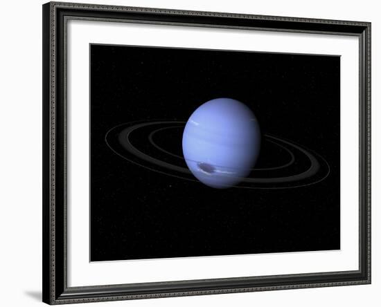 Artist's Concept of Neptune-Stocktrek Images-Framed Photographic Print