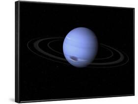 Artist's Concept of Neptune-Stocktrek Images-Framed Photographic Print