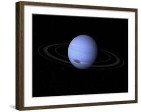 Artist's Concept of Neptune-Stocktrek Images-Framed Photographic Print