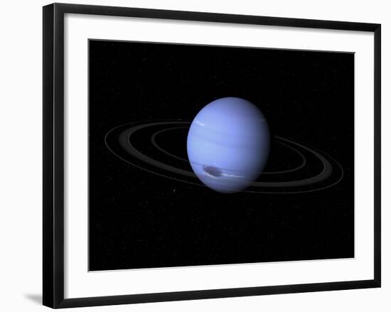 Artist's Concept of Neptune-Stocktrek Images-Framed Photographic Print