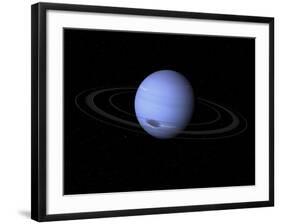 Artist's Concept of Neptune-Stocktrek Images-Framed Photographic Print