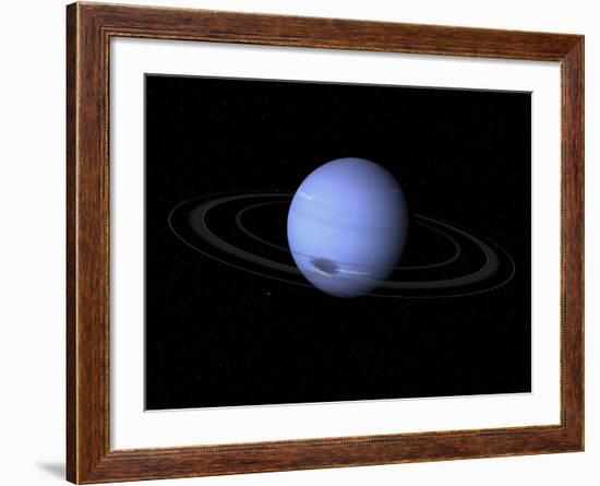 Artist's Concept of Neptune-Stocktrek Images-Framed Photographic Print