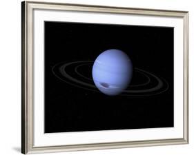 Artist's Concept of Neptune-Stocktrek Images-Framed Photographic Print