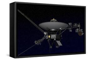 Artist's Concept of One of the Twin Voyager Spacecraft-null-Framed Stretched Canvas