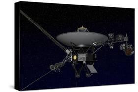 Artist's Concept of One of the Twin Voyager Spacecraft-null-Stretched Canvas