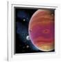 Artist's Concept of Planet Jupiter-Stocktrek Images-Framed Art Print