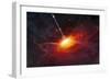 Artist's Concept of Quasars-null-Framed Art Print