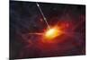 Artist's Concept of Quasars-null-Mounted Art Print
