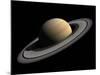 Artist's Concept of Saturn-Stocktrek Images-Mounted Photographic Print