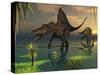 Artist's Concept of Spinosaurus-Stocktrek Images-Stretched Canvas