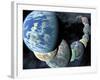 Artist's Concept of Terrestrial Worlds-Stocktrek Images-Framed Photographic Print