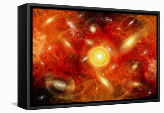 Artist's Concept of the Big Bang Theory-null-Framed Stretched Canvas