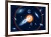 Artist's Concept of the Big Bang Theory-null-Framed Art Print