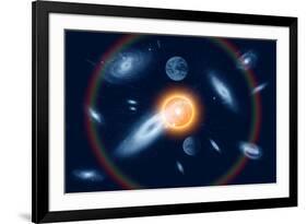 Artist's Concept of the Big Bang Theory-null-Framed Art Print