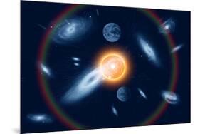 Artist's Concept of the Big Bang Theory-null-Mounted Art Print