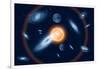 Artist's Concept of the Big Bang Theory-null-Framed Art Print