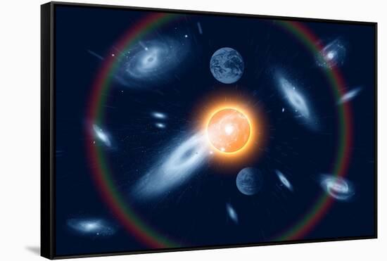 Artist's Concept of the Big Bang Theory-null-Framed Stretched Canvas