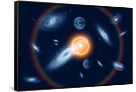 Artist's Concept of the Big Bang Theory-null-Framed Stretched Canvas