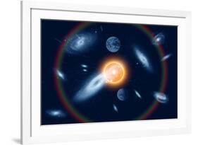 Artist's Concept of the Big Bang Theory-null-Framed Premium Giclee Print