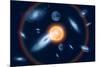 Artist's Concept of the Big Bang Theory-null-Mounted Premium Giclee Print