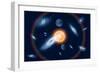 Artist's Concept of the Big Bang Theory-null-Framed Art Print